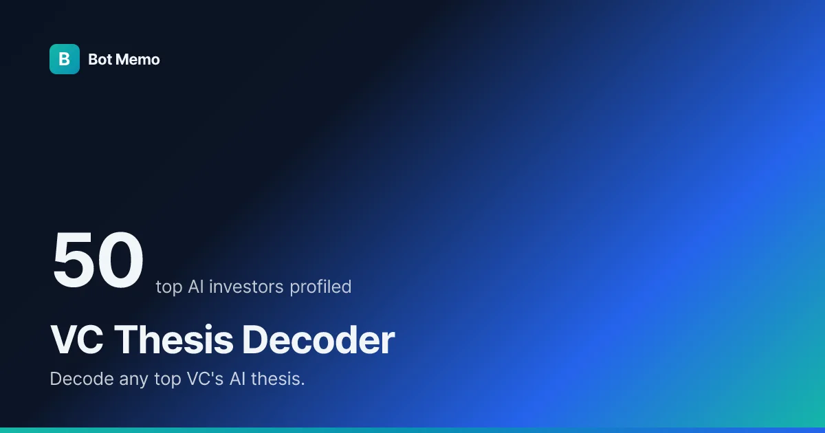 VC Thesis Decoder