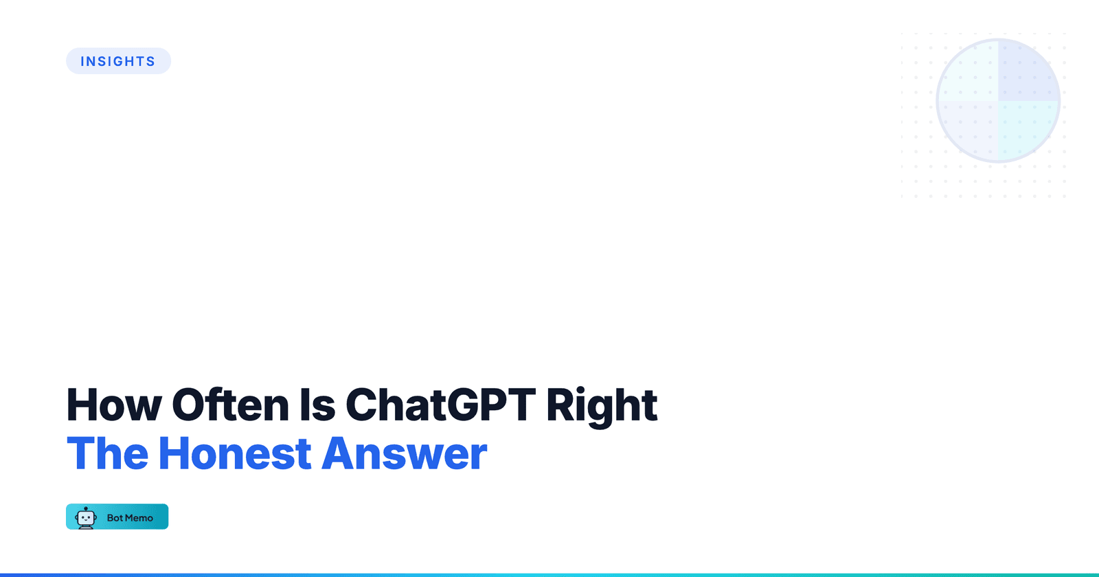 Featured image for ChatGPT Accuracy Rate Statistics 2025