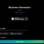 Business Idea Generator AI