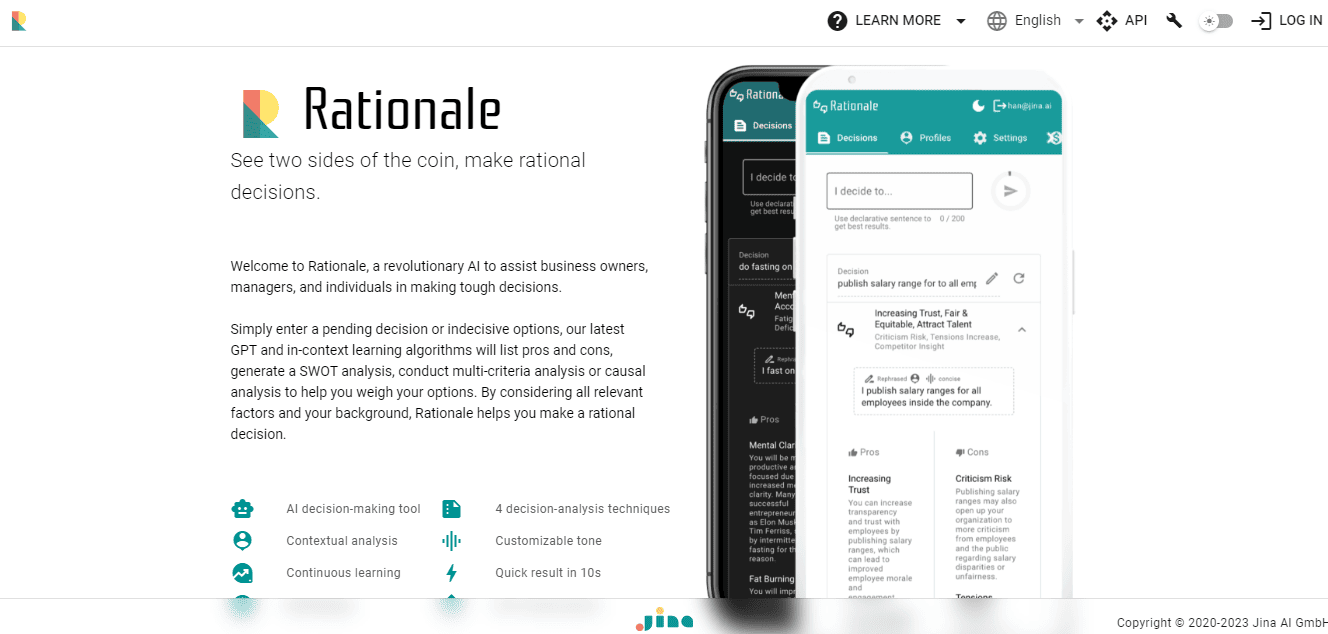 AI decision making tool