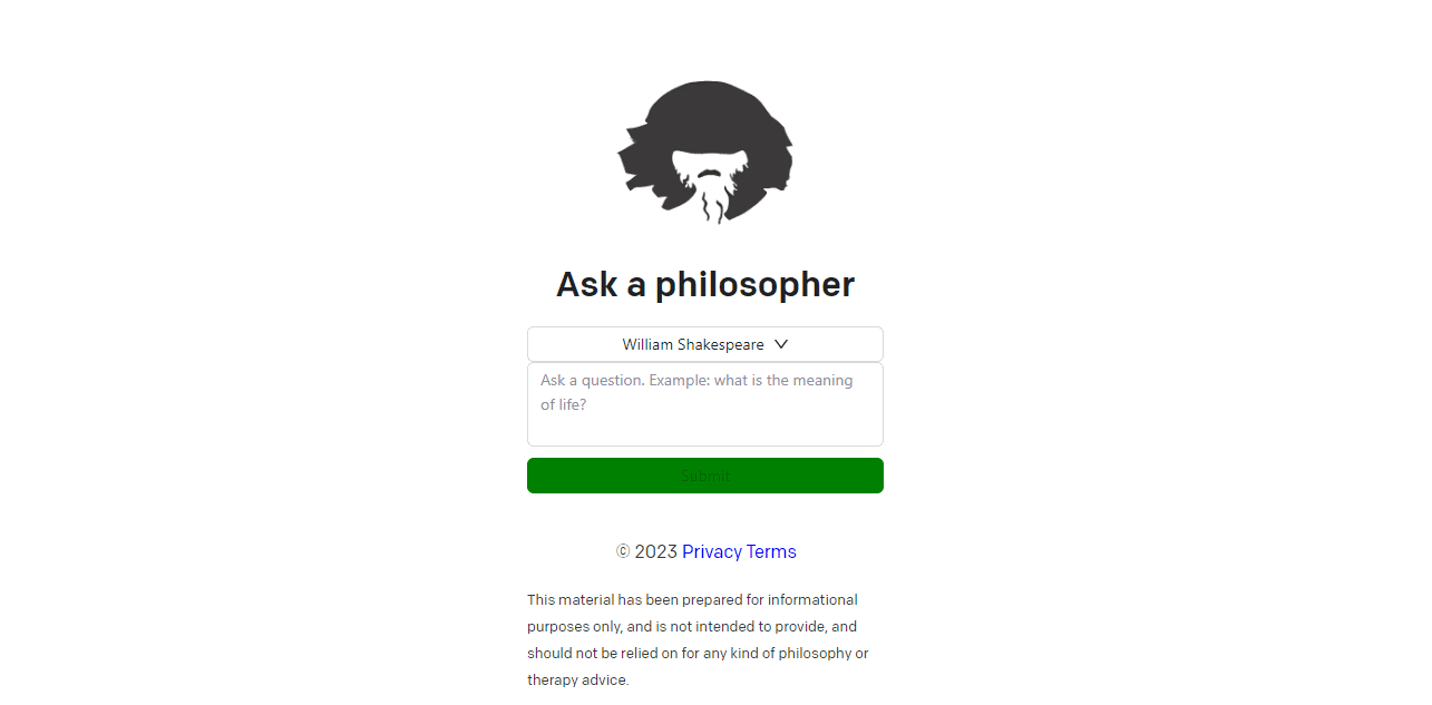 Ask A Philosopher