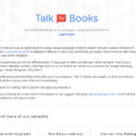 Talk To Books
