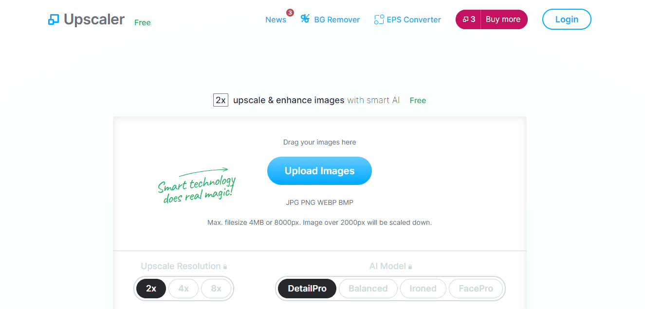 AI for enhancing images