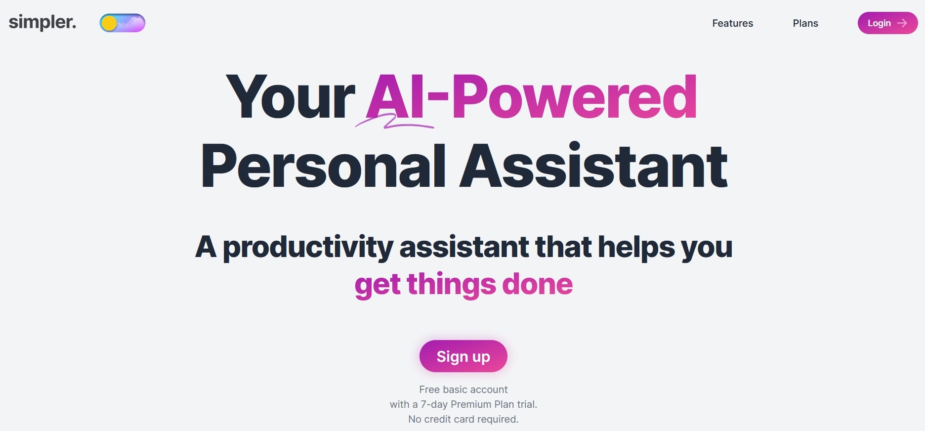 Screengrab of Simpler