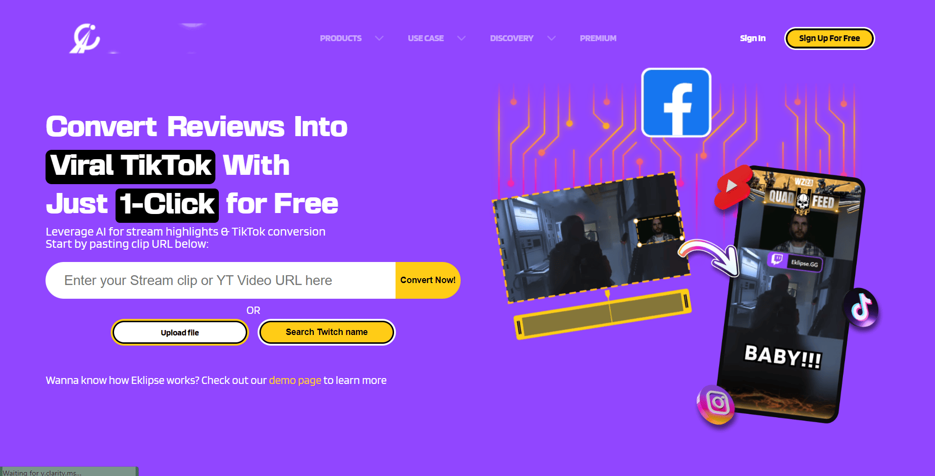 Video editing and clipping tool.