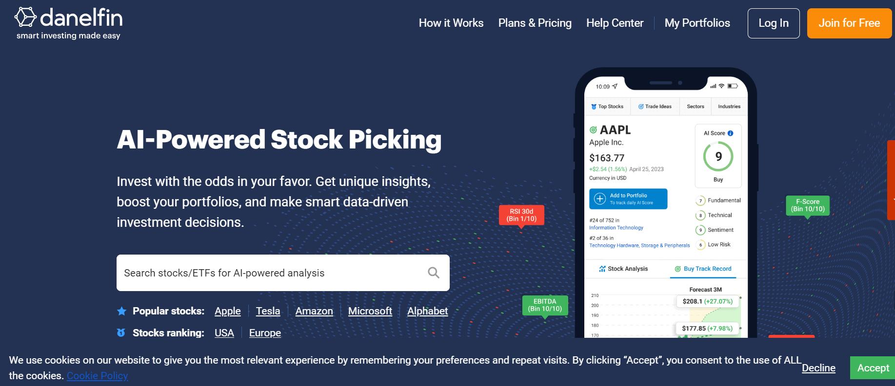 Danelfin AI for stock investments.