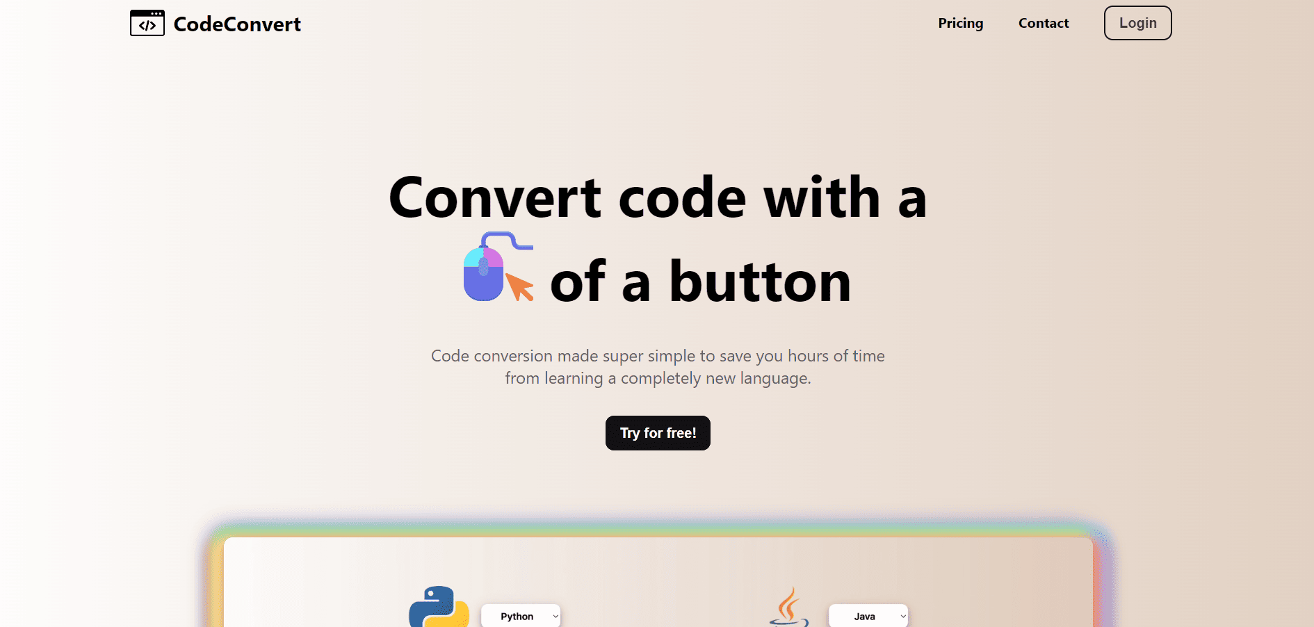 Convert code with AI.