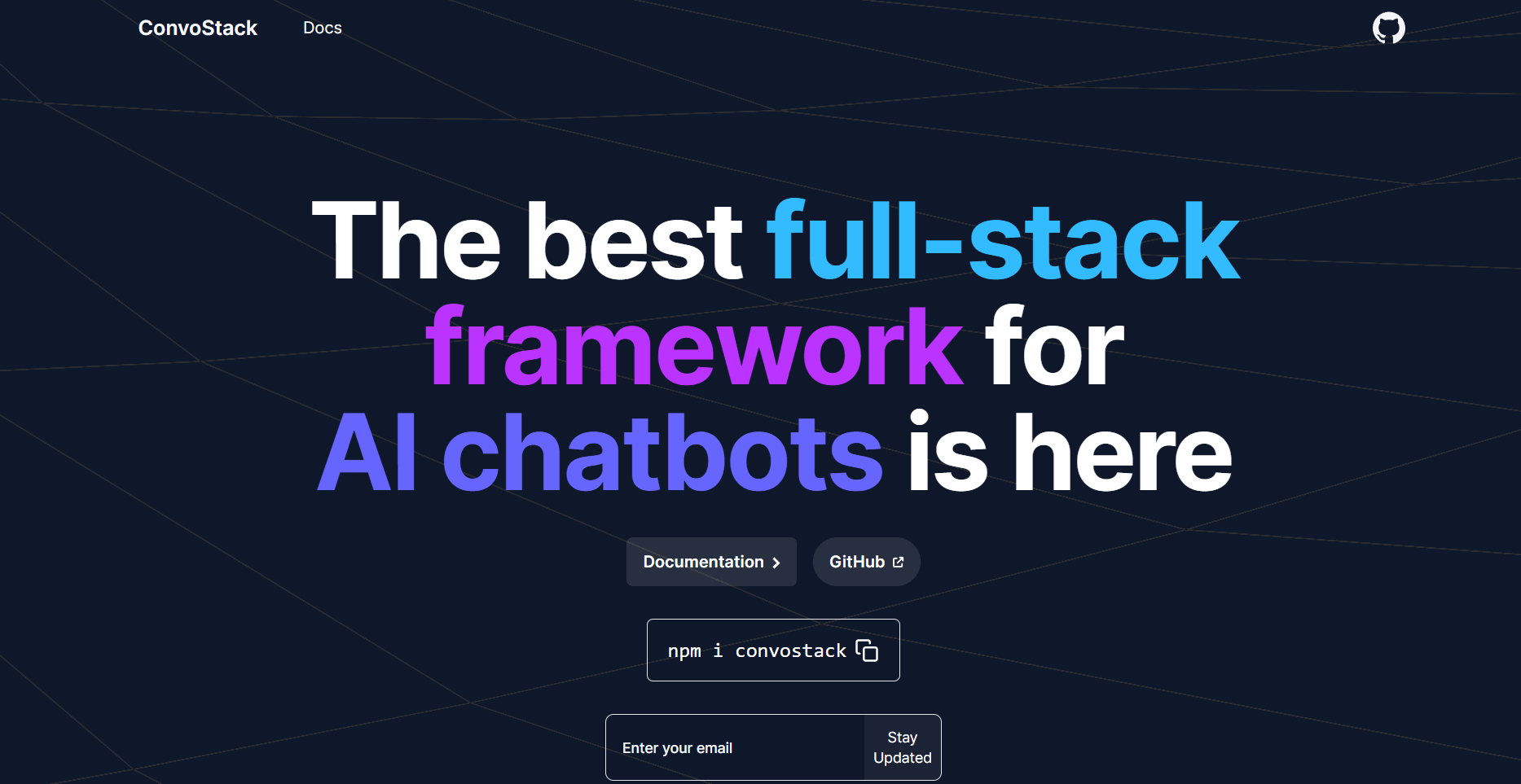 create chatbot widgets for your website in minutes.
