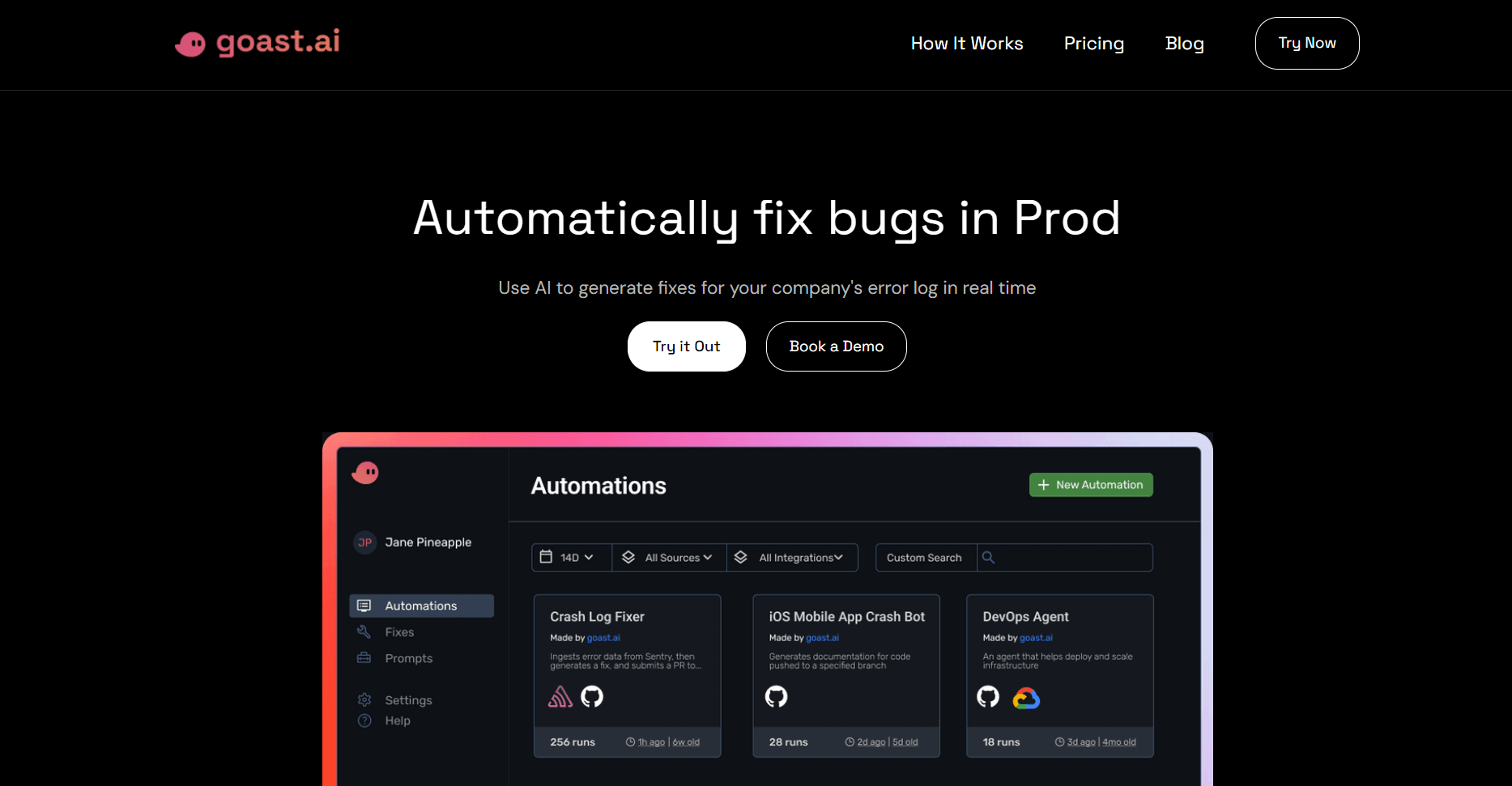 Let AI automatically fix your code.