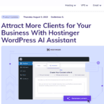 Hostinger AI Assistant