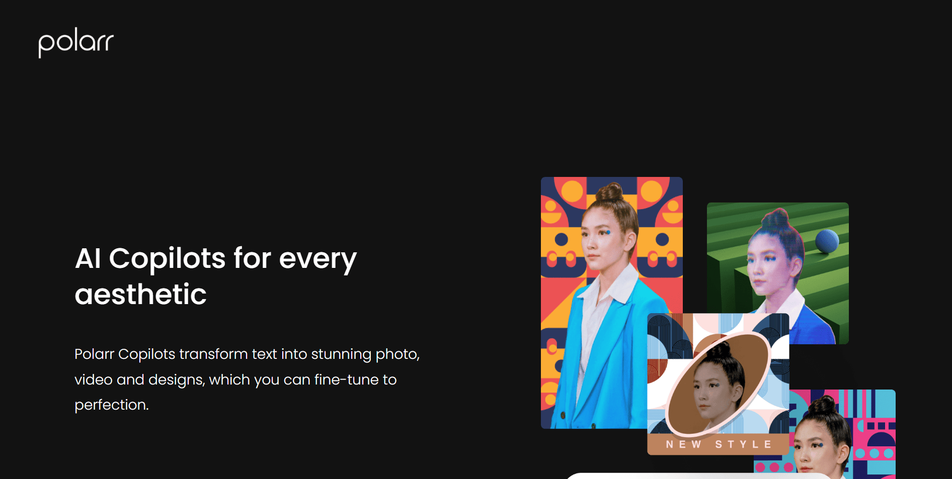 AI copilots for photo, video, and design.