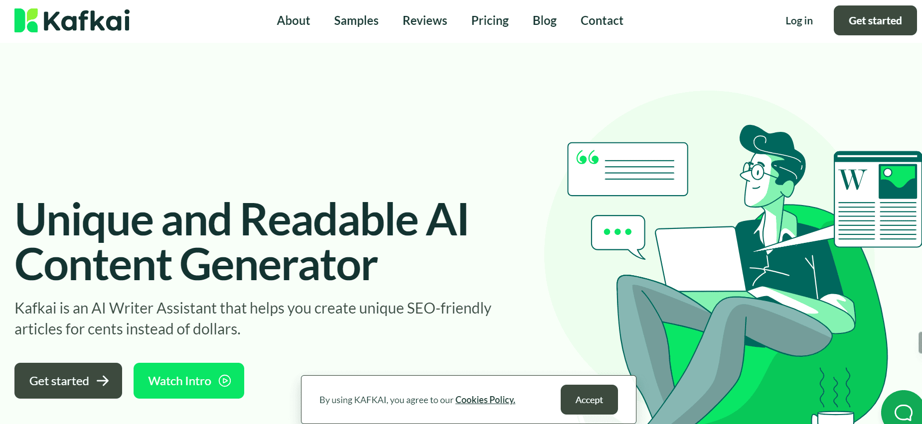 Kafkai i a tool for content creation.