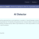 Sapling AI Detector