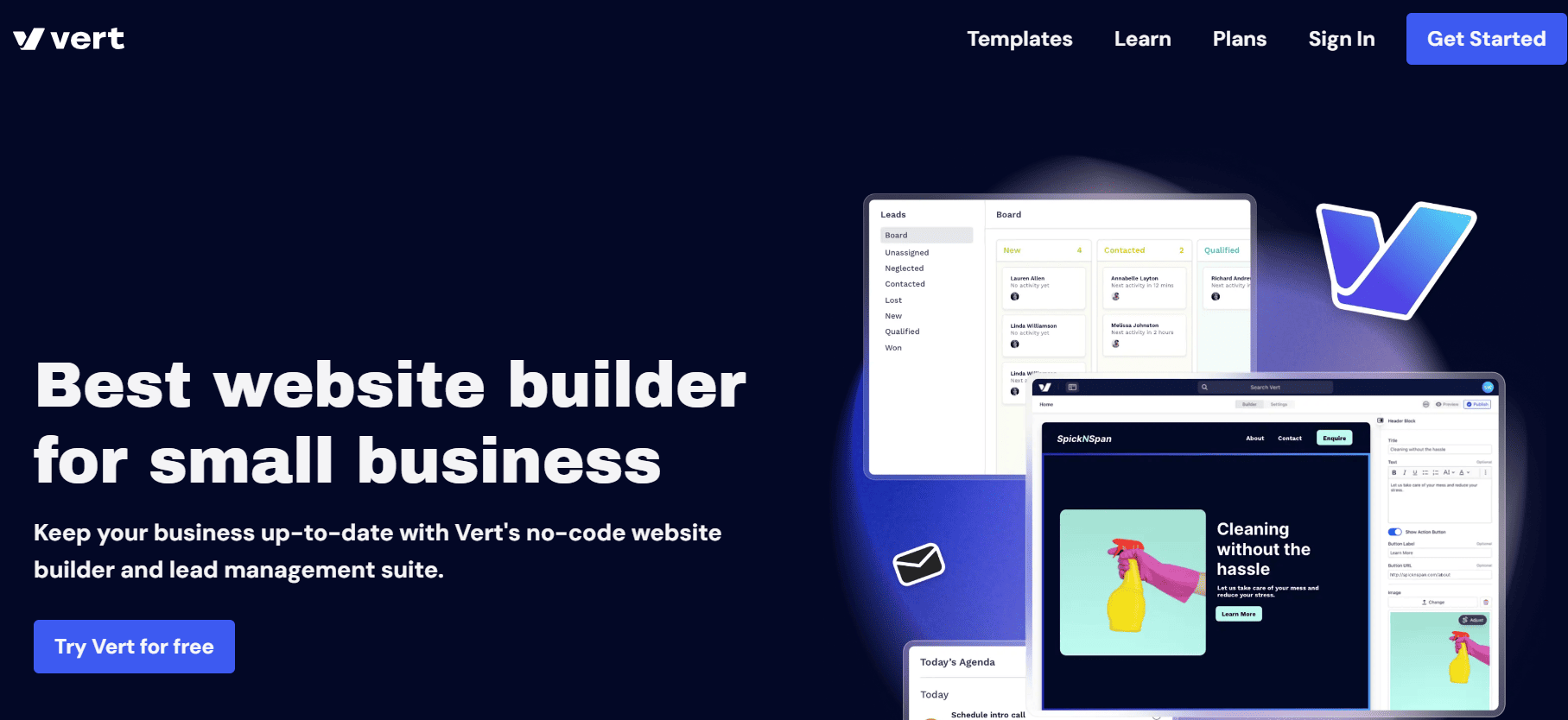 Vert is a website creation tool.