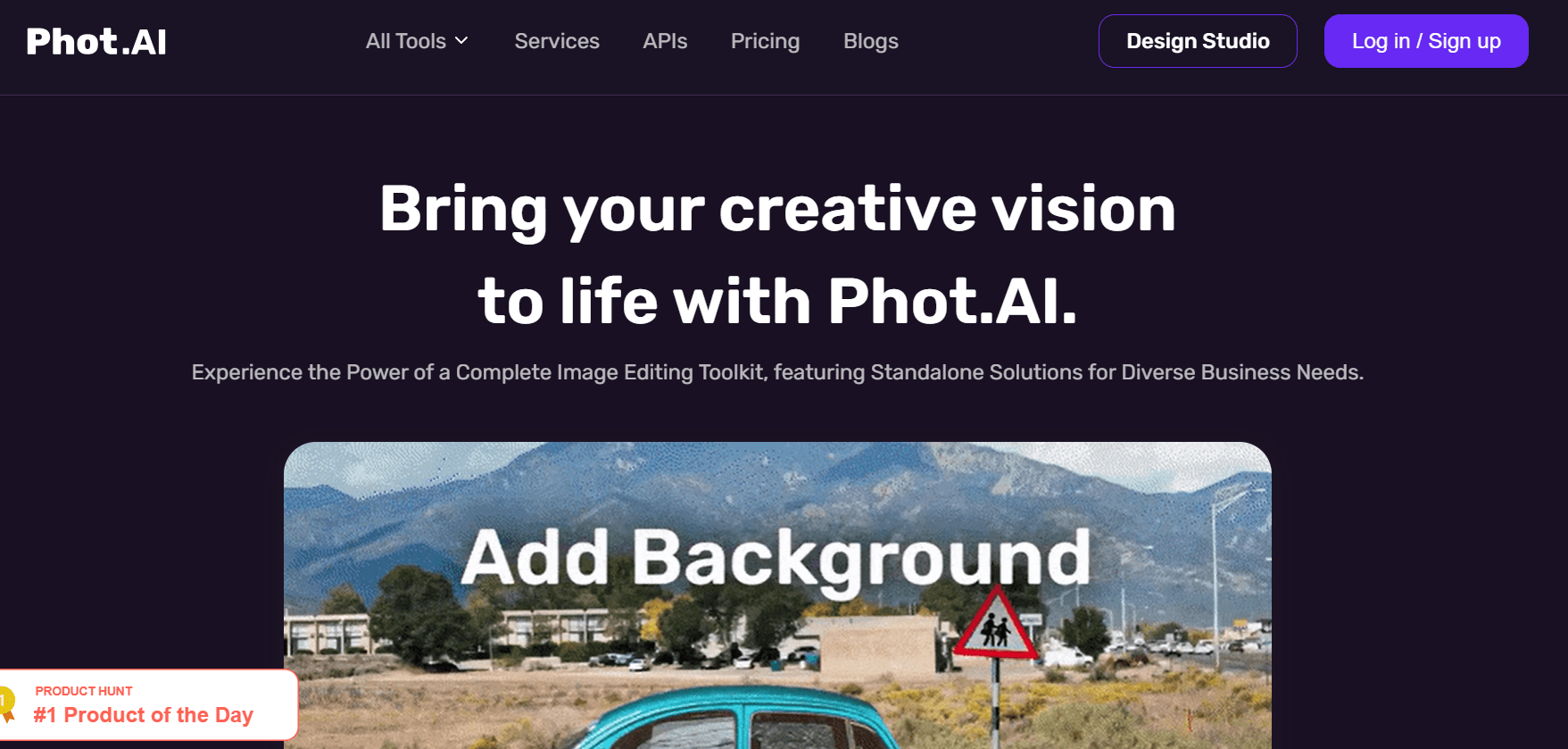 Phot.AI is an image editing toolset.