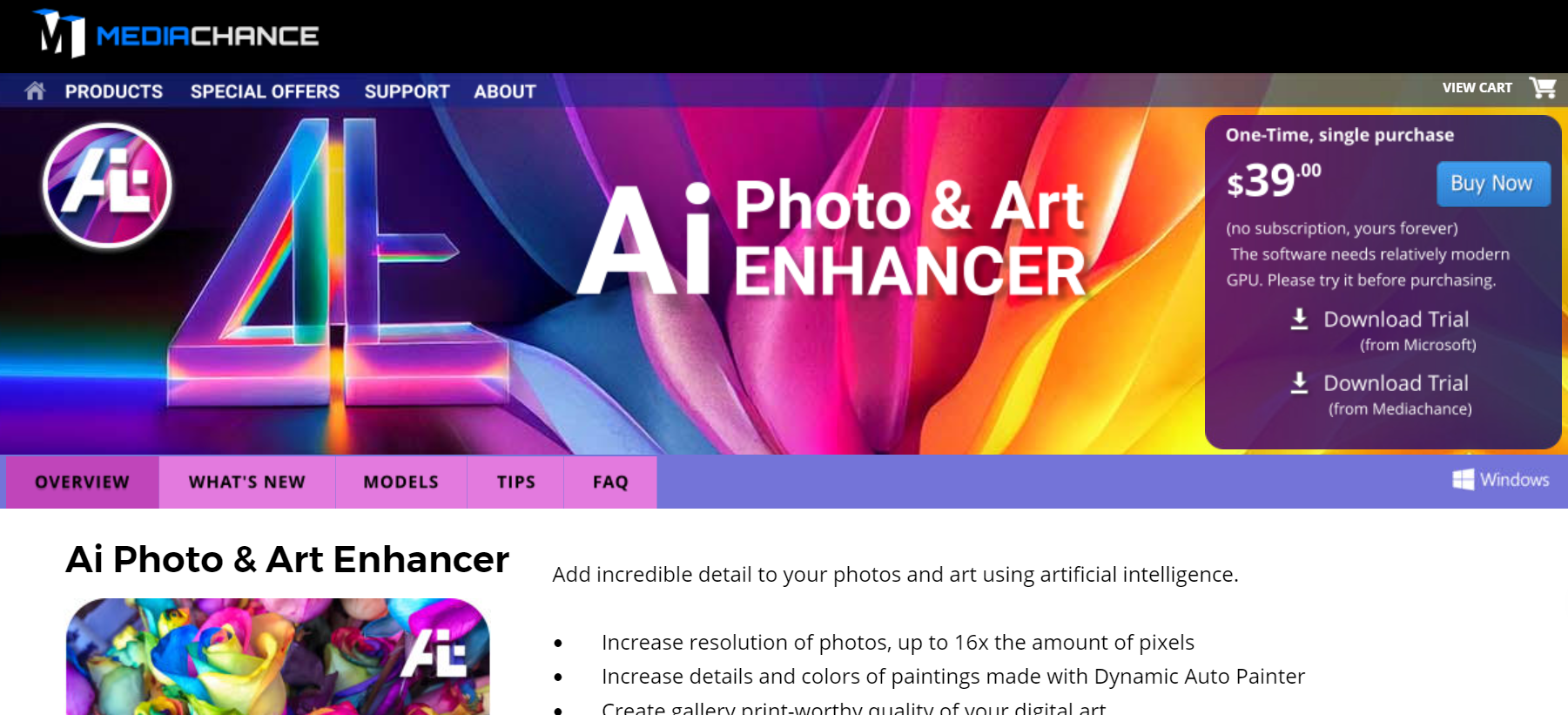 Mediachance is an advanced photo and art enhancement tool.