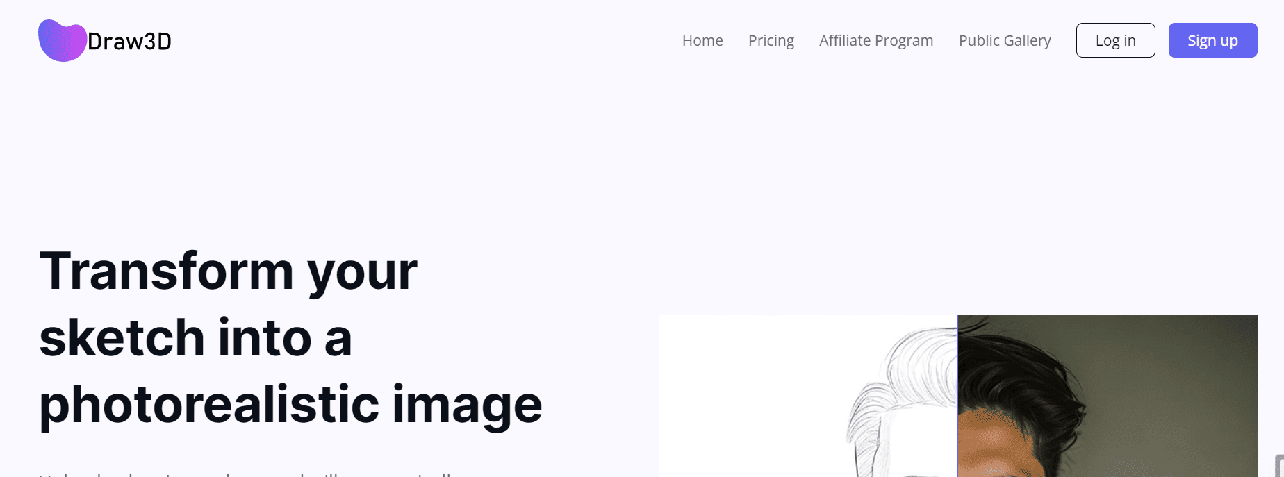 Draw3D is an AI tool that converts sketches into photorealistic images.