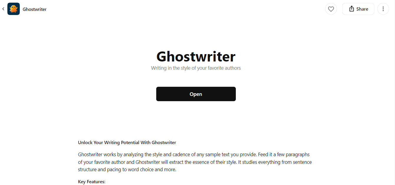 Ghostwriter
