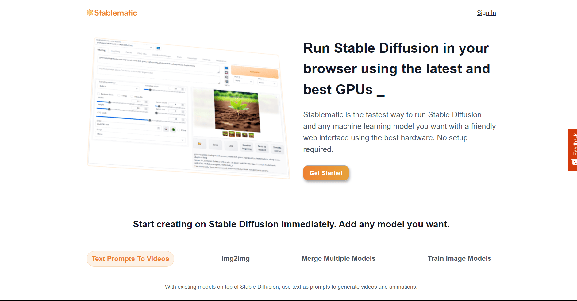 AI stable diffusion tool.