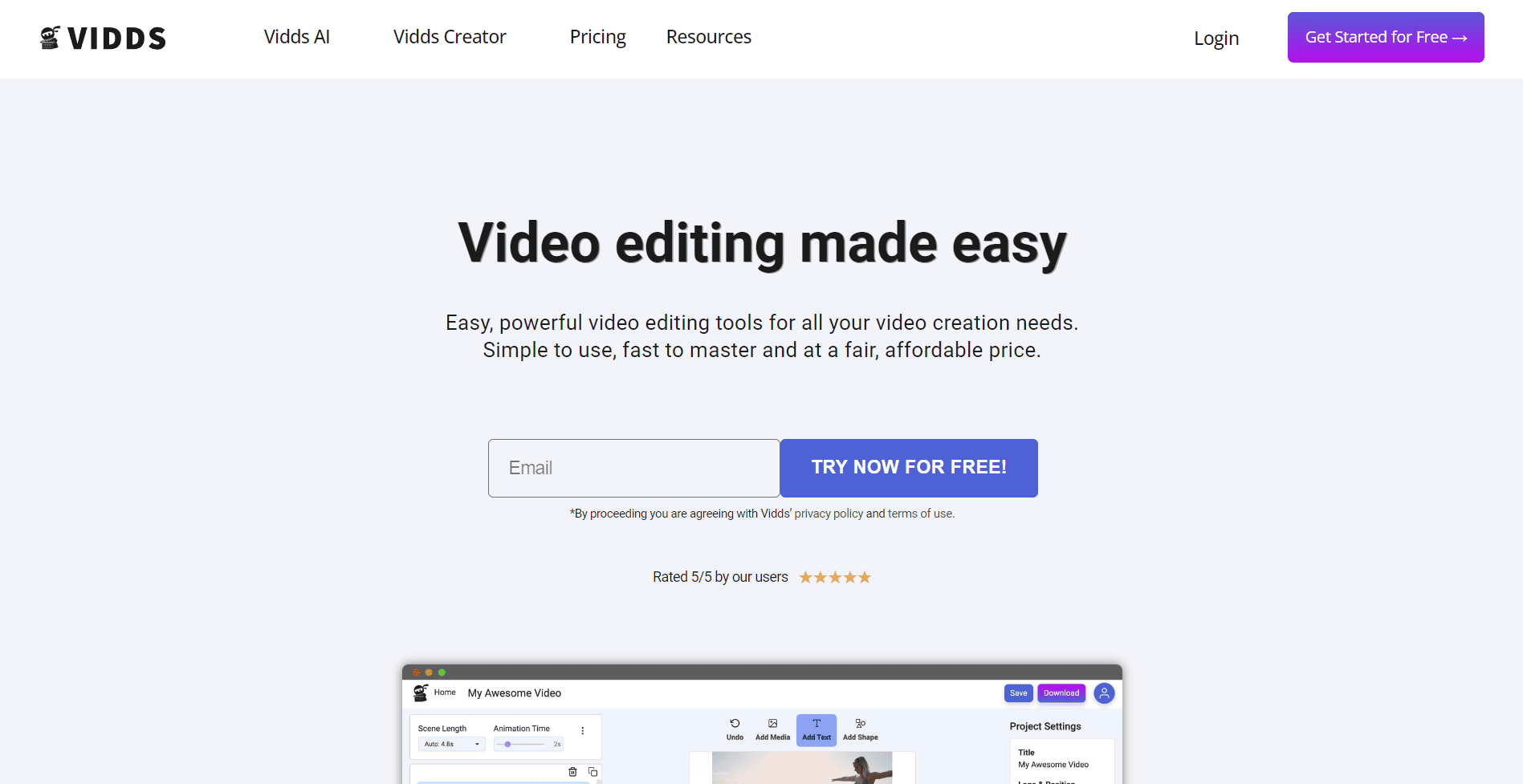 Video editing tool
