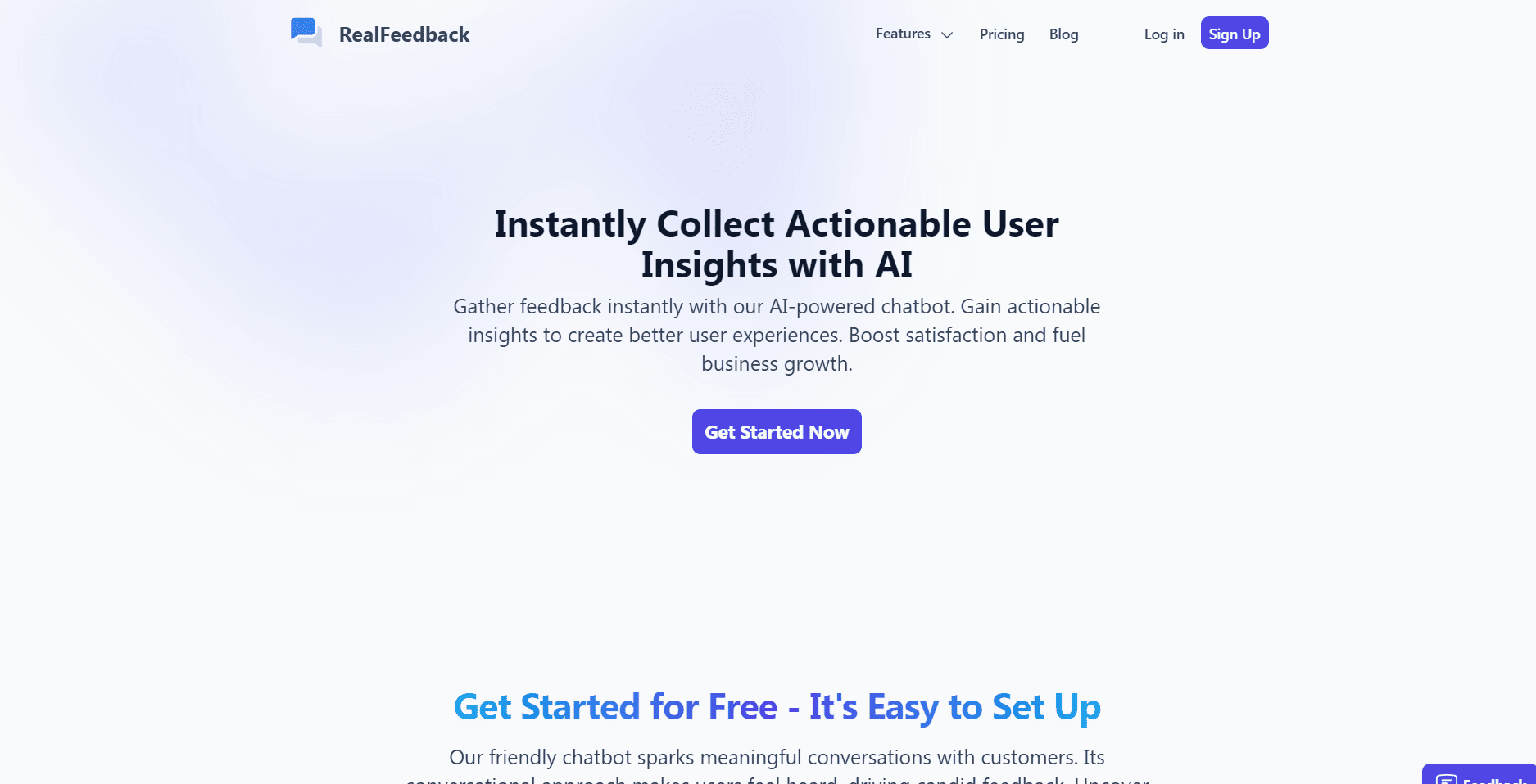 Get feedback for your website.