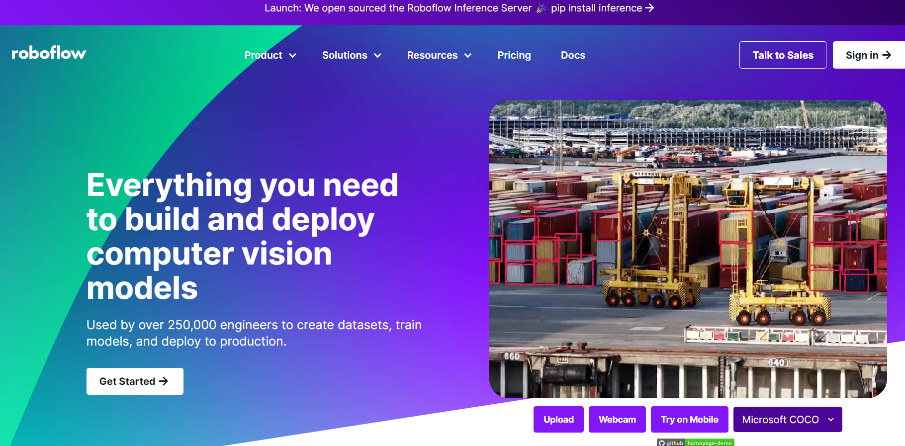 Create computer vision models without writing any code.