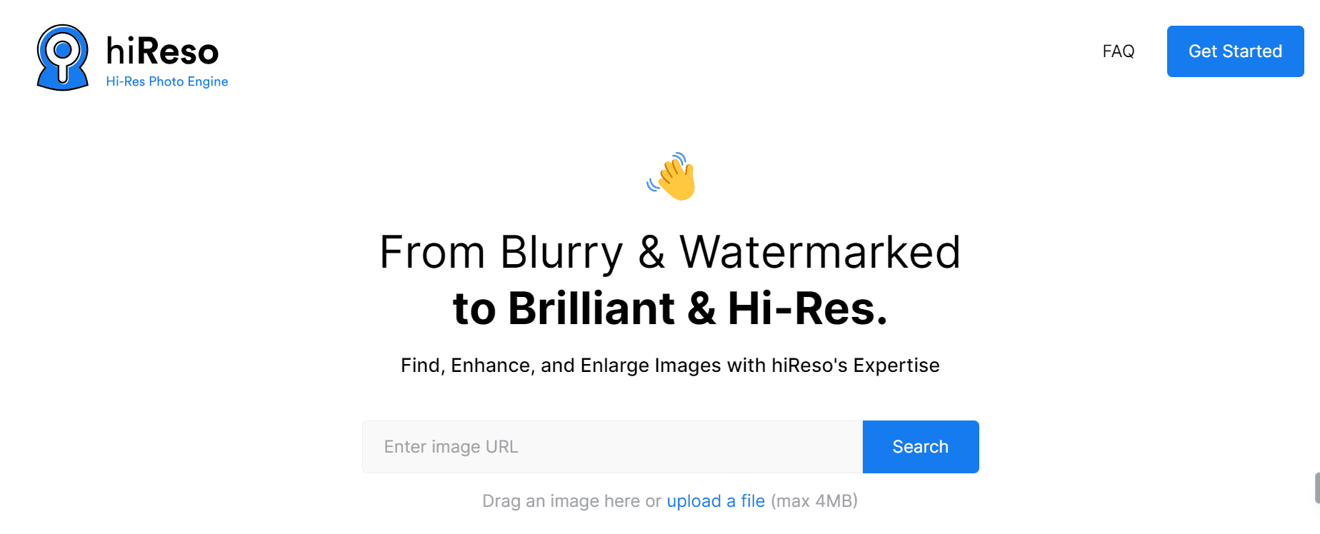 HiReso is an image search engine.