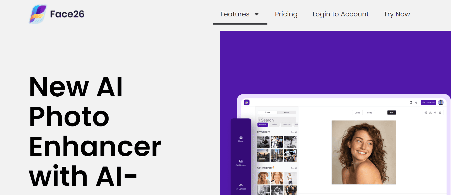 Face26 is an AI photo enhancer.