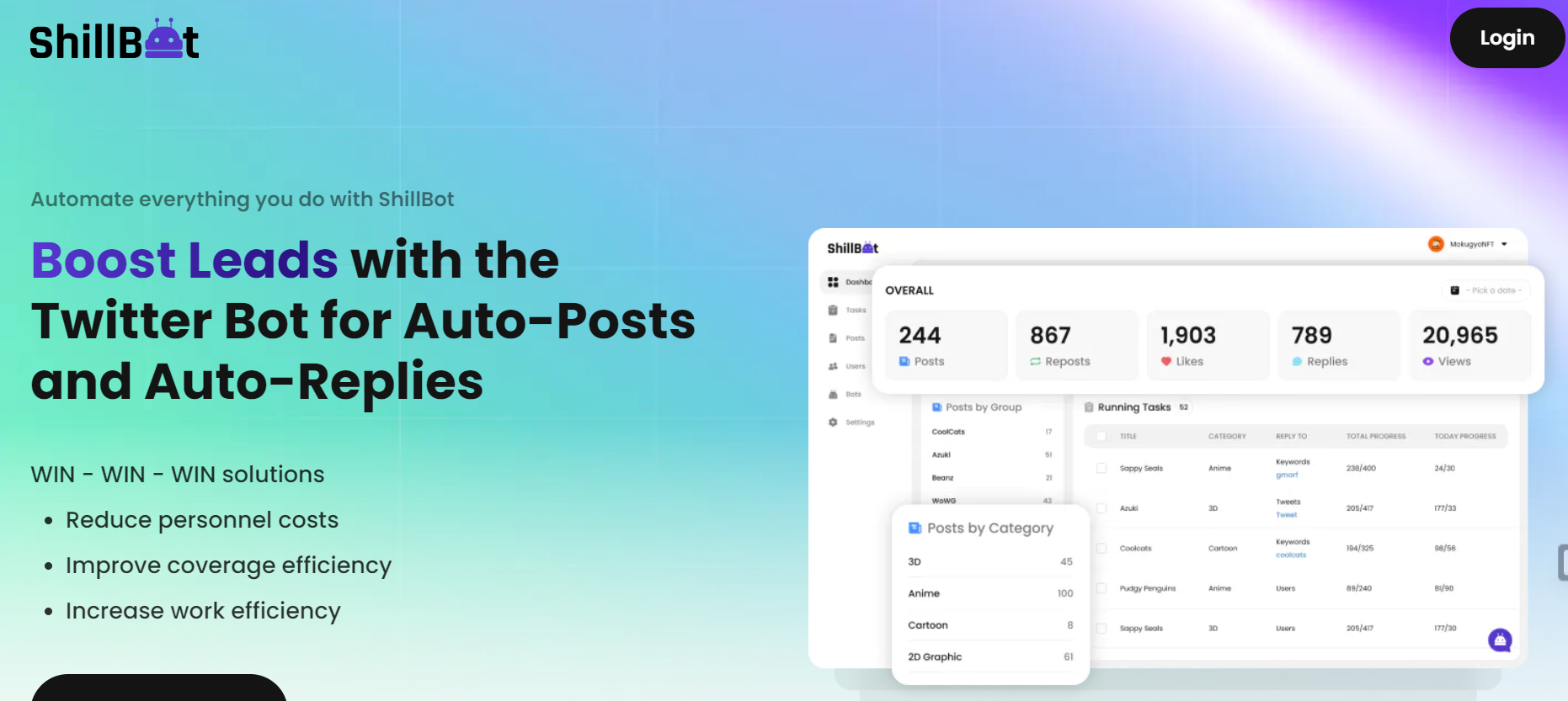ShillBot is an automation tool designed to enhance your Twitter engagement.
