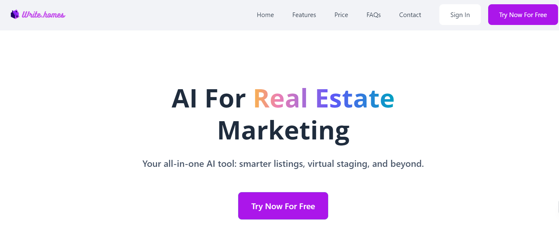 Write.homes AI is a tool for real estate marketing.
