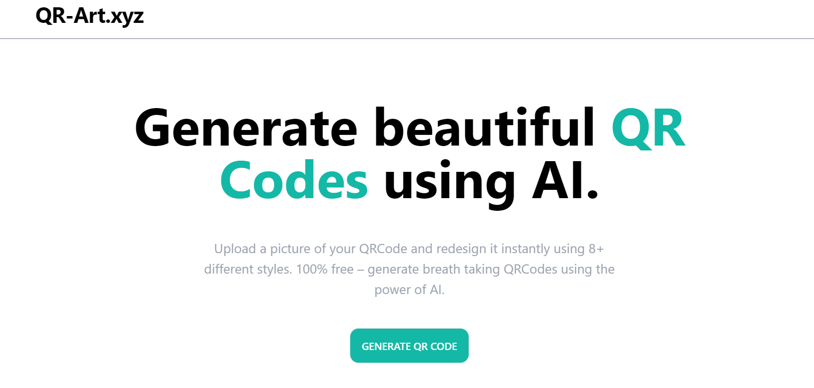 QR-Art.xyz employs advanced AI to transform your QR Codes.