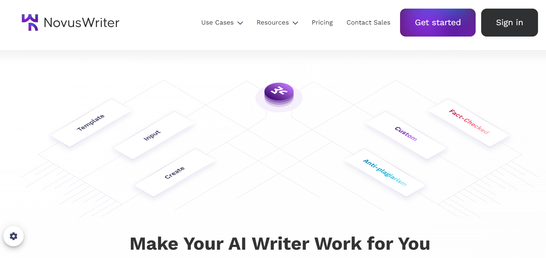 Novus Writer is an AI-powered SaaS tool that generates authentic, non-repetitive content.
