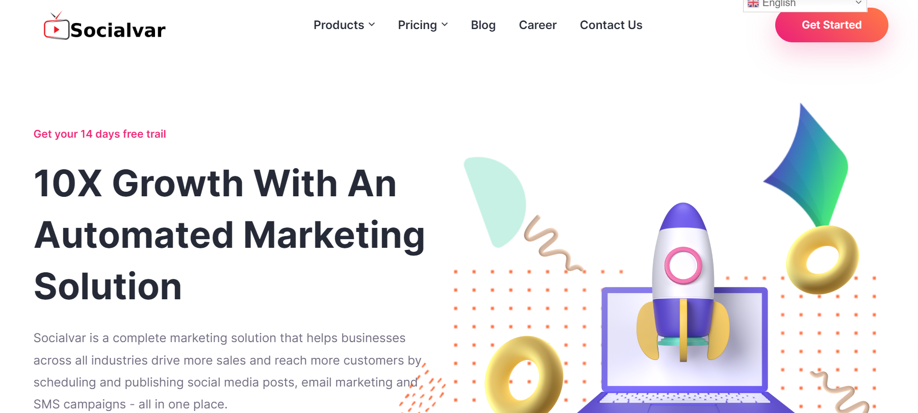 Socialvar is an automated marketing solution.