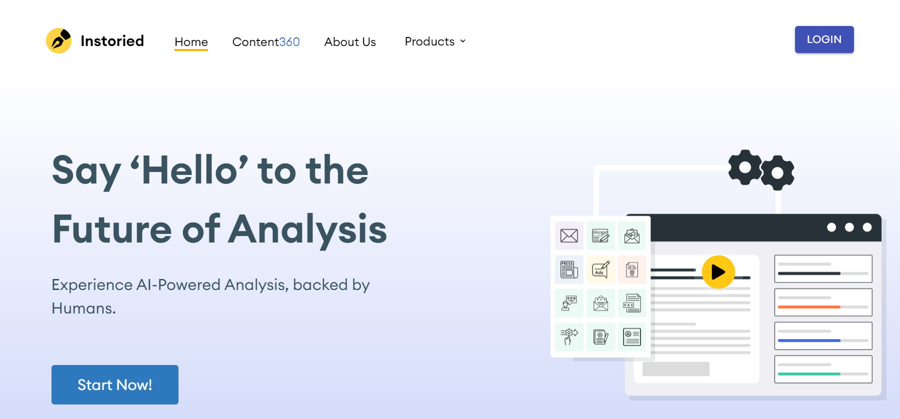 Instoried is an AI-powered analysis tool.
