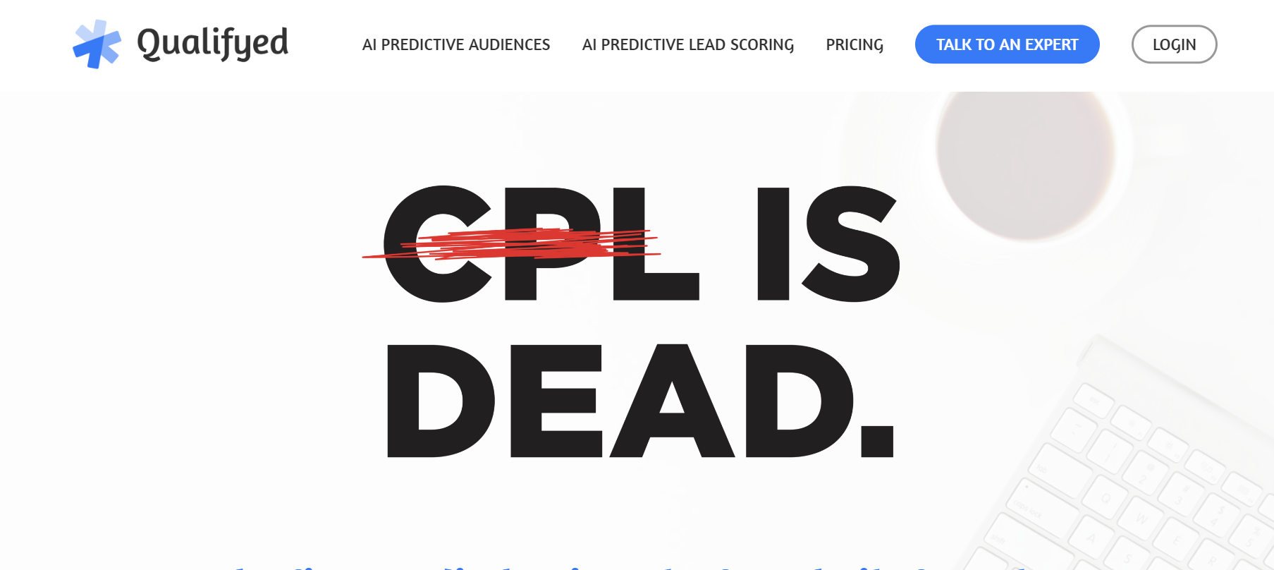 Qualifyed is an AI platform that predicts audience and lead scores.