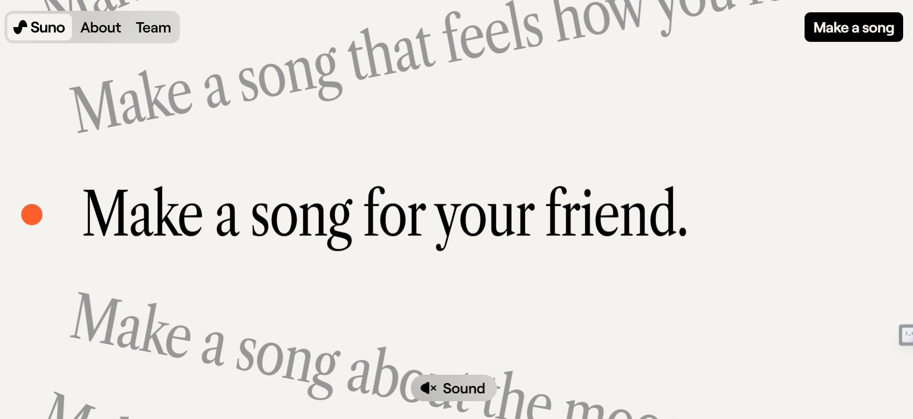 Suno AI is a tool that generates realistic music, speech, and sound effects.