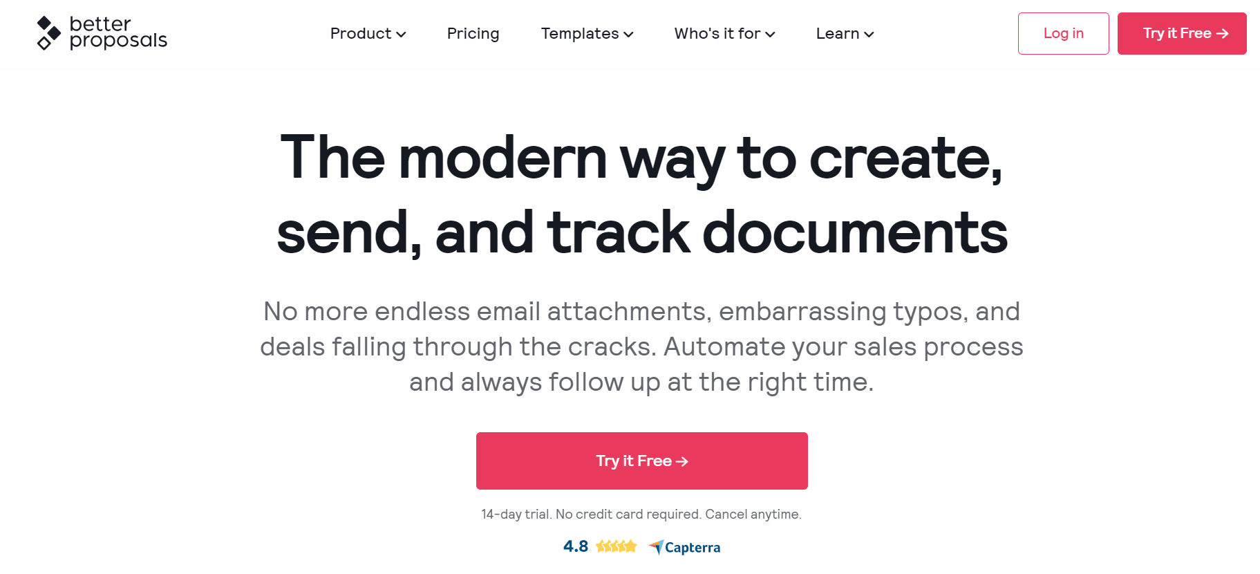Better Proposals is a document management tool.