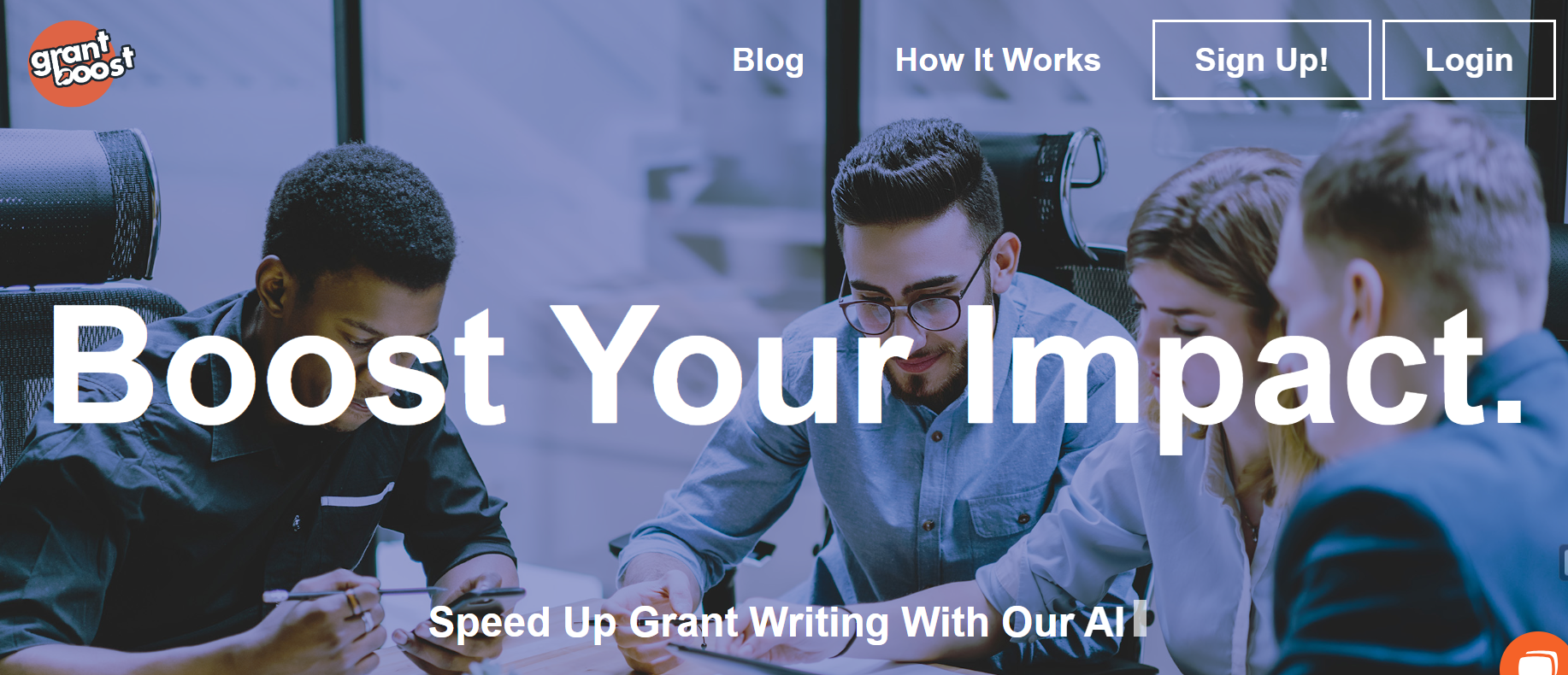 Grantboost is an AI grant writing tool.