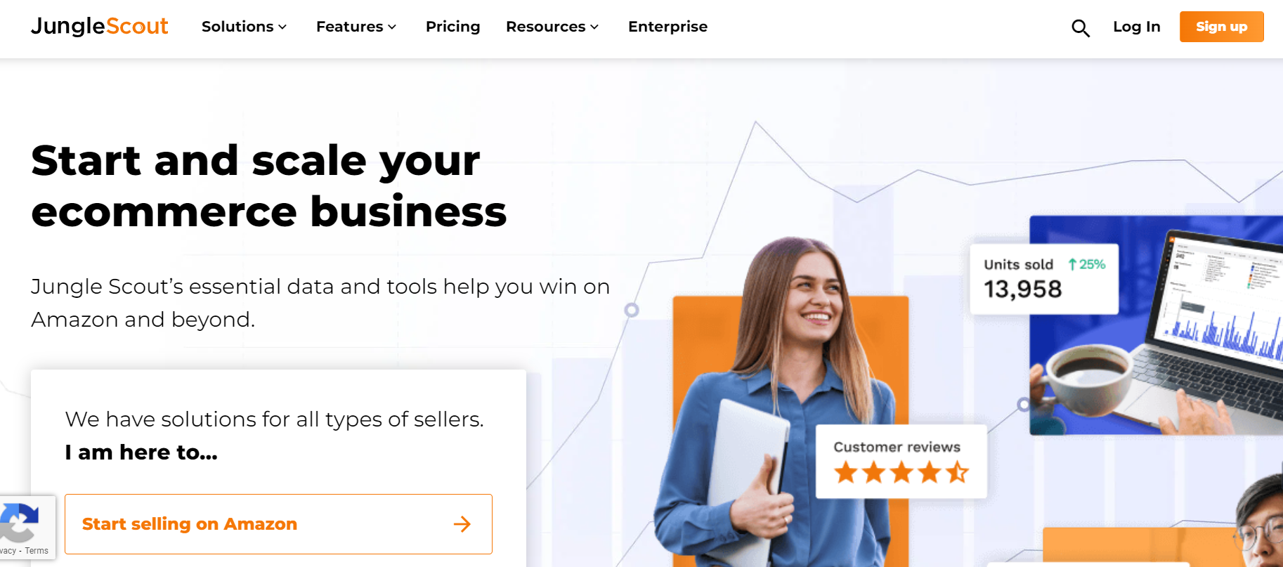 Jungle Scout generates Amazon product listings by evaluating product data.