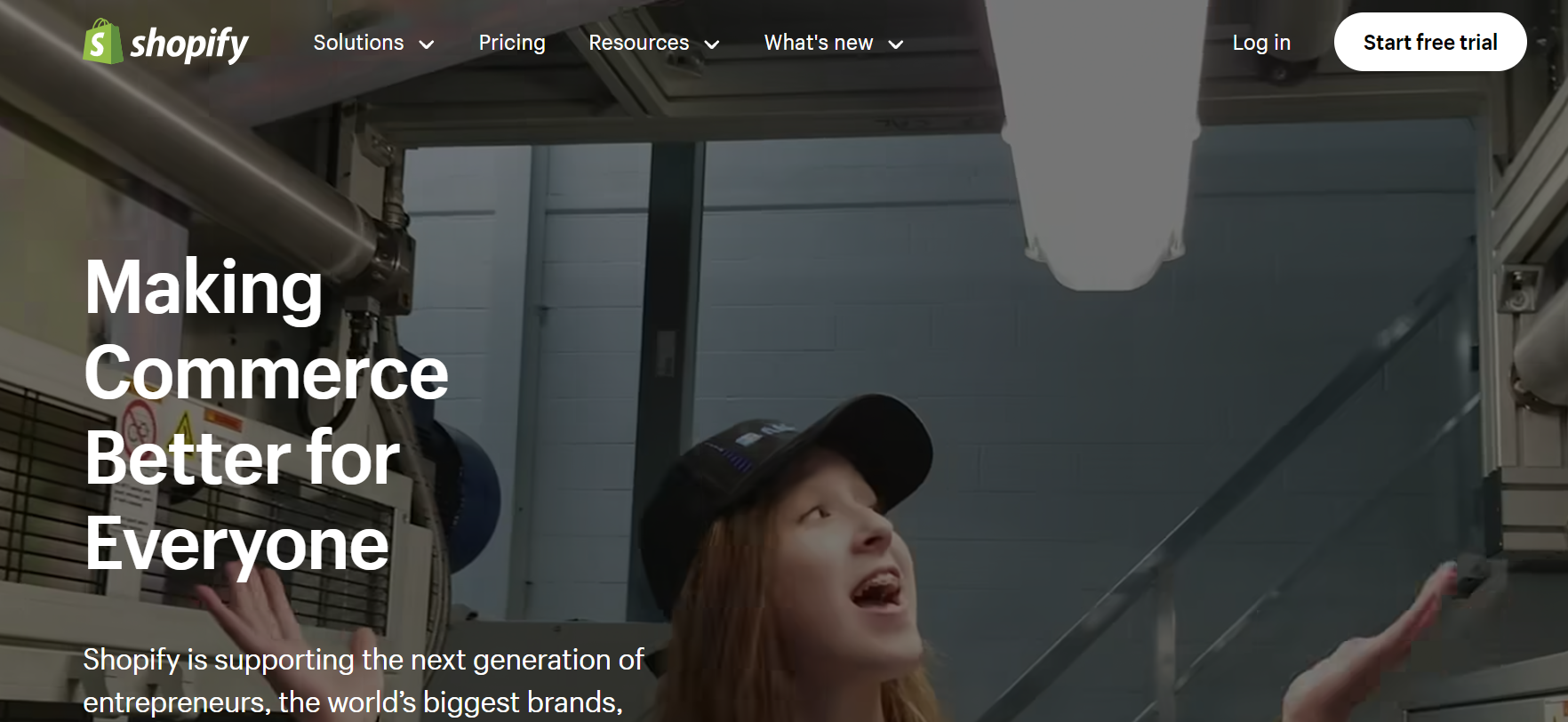 Shopify is an e-commerce tool.