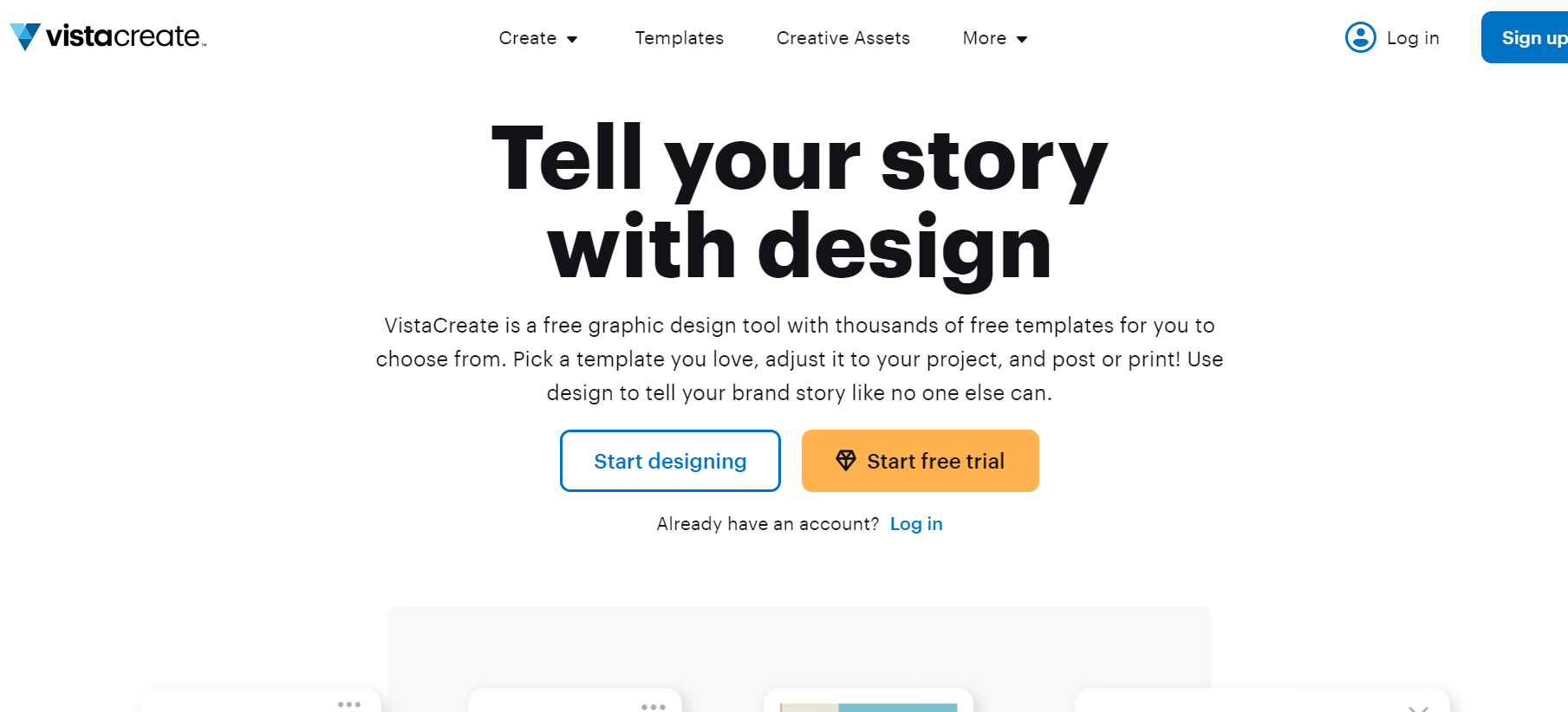 VistaCreate is a graphic design tool.