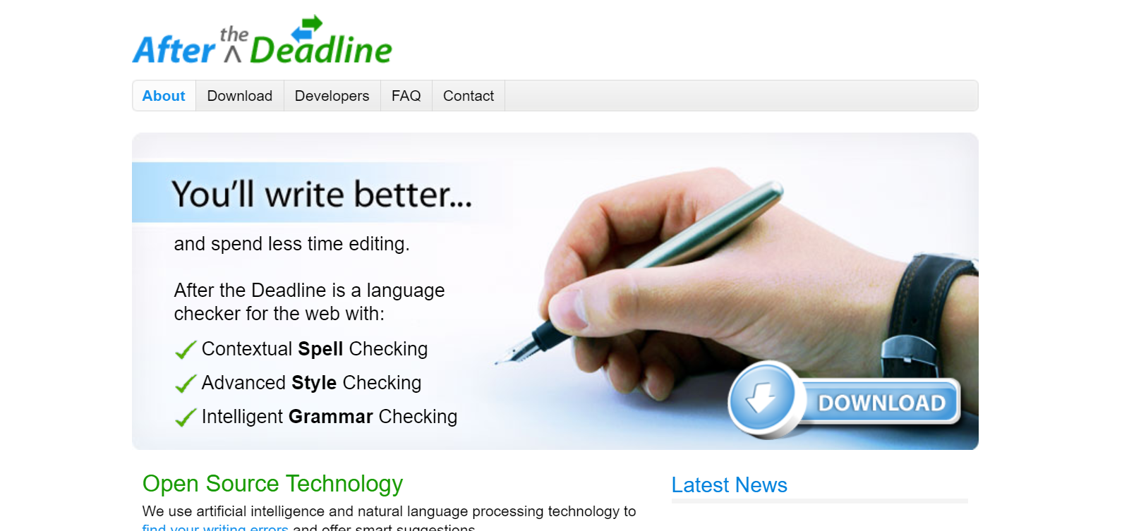 After the Deadline is a proofreading tool.