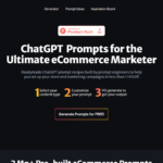 eCommerce ChatGPT Prompts