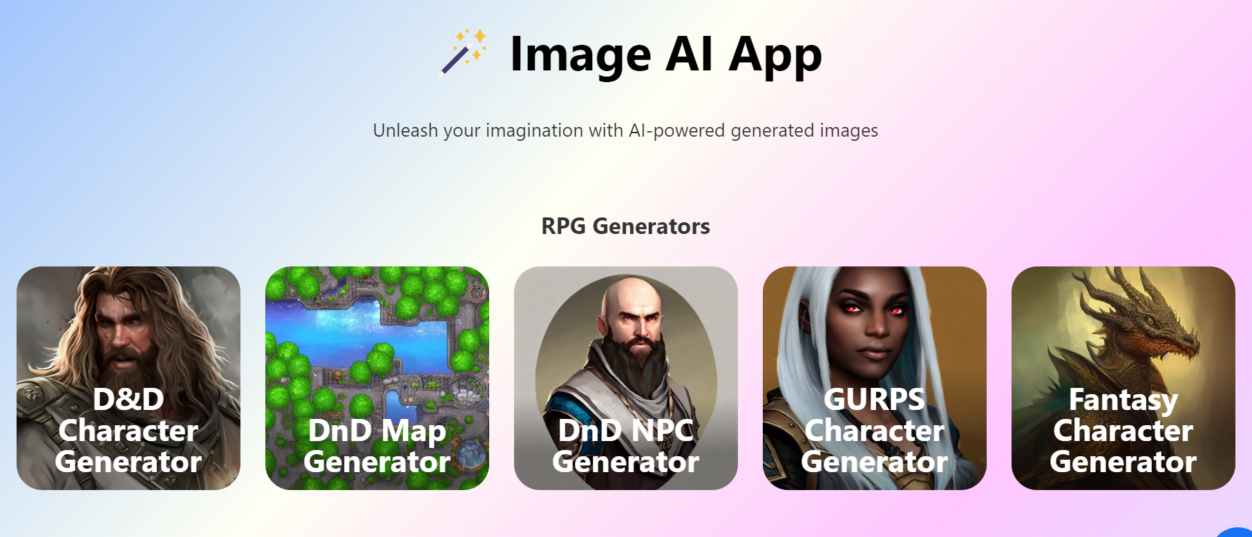 AI Image App is an image generator tool.