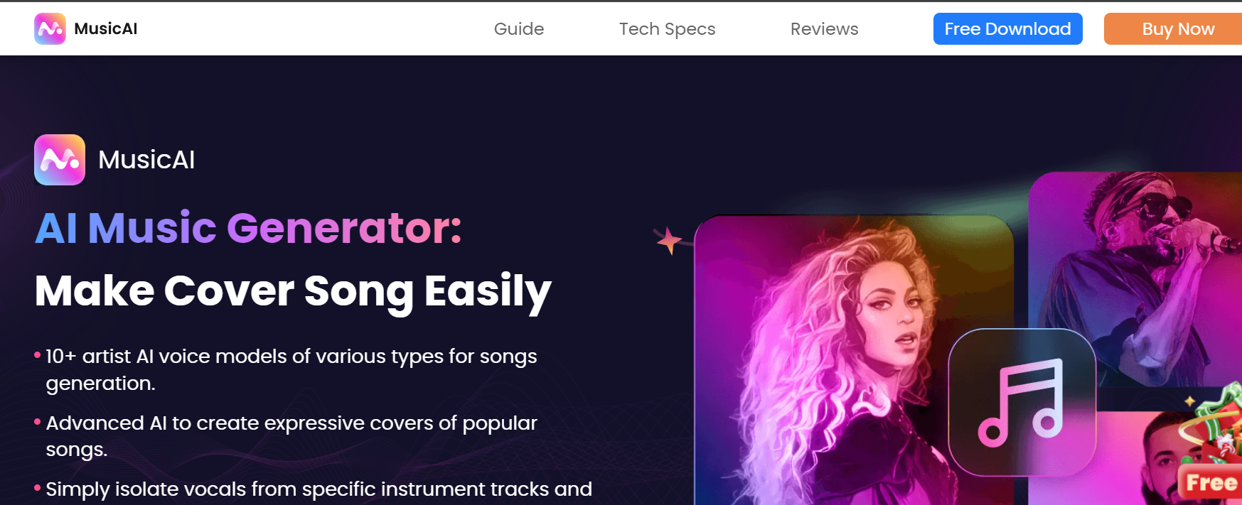 MusicAI is an AI music generator.