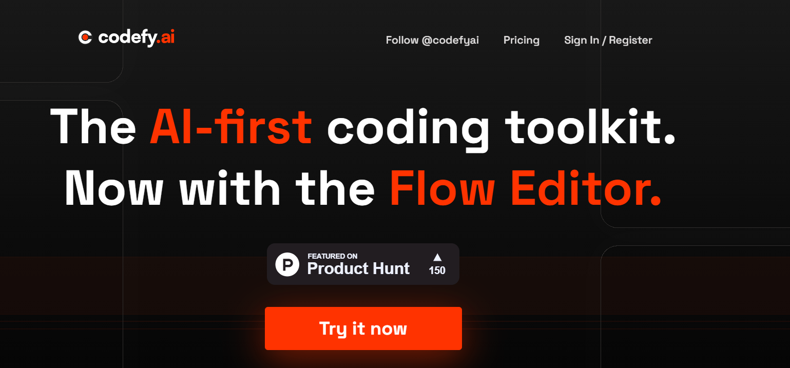 Codefy.ai is a coding toolkit.
