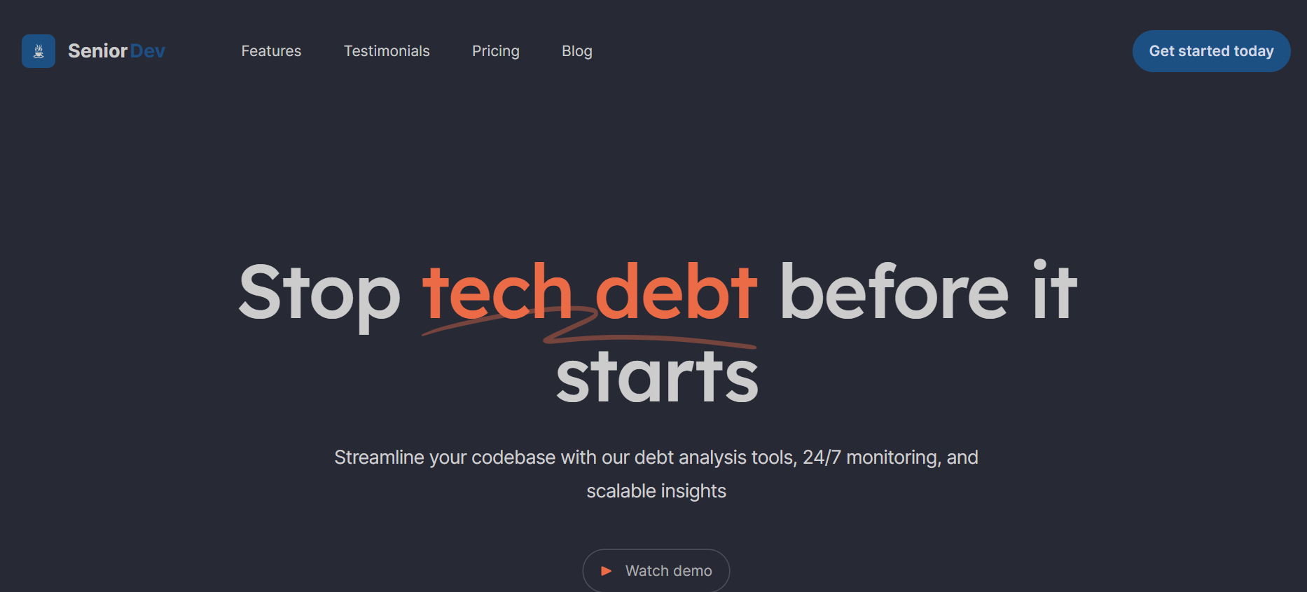 Senior Dev is a coding tool for codebase management.