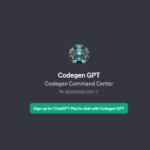 Codegen GPT