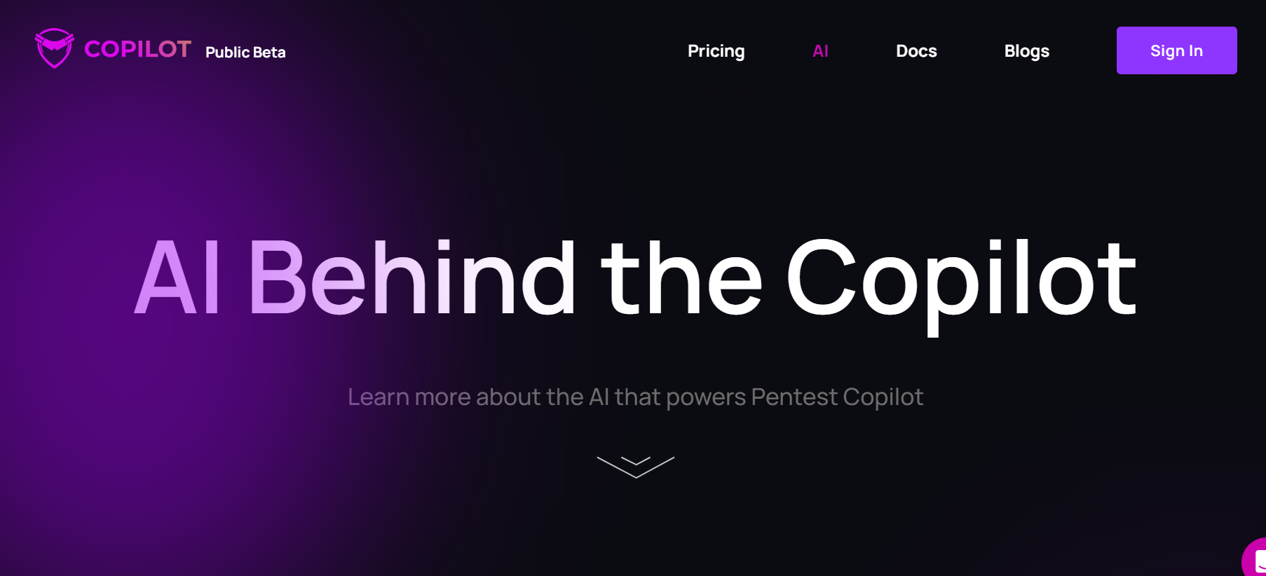 Pentest Copilot is an AI tool that provides security assistance.