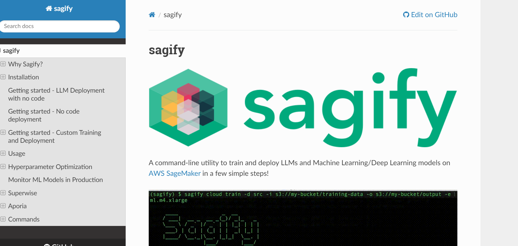 Sagify is an AI tool for implementing ML tools for your team of ML Scientists.